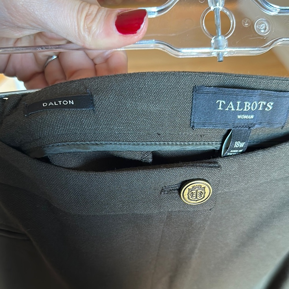 Talbots Woman Dark Green Trousers - Dalton - Picture 2 of 5